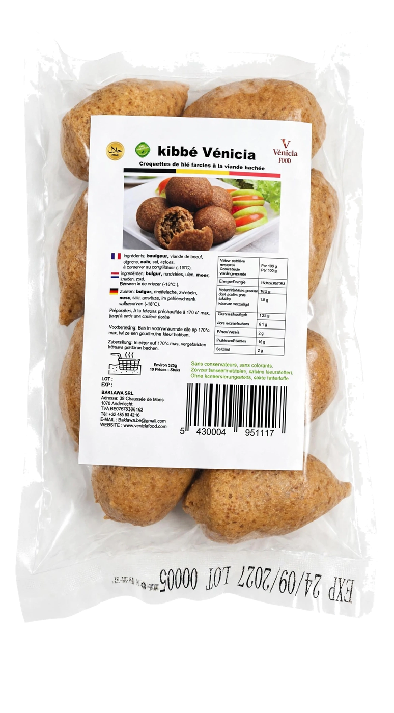 Kibbé Vénicia – Croquettes de blé farcies à la viande | Vénicia Food
