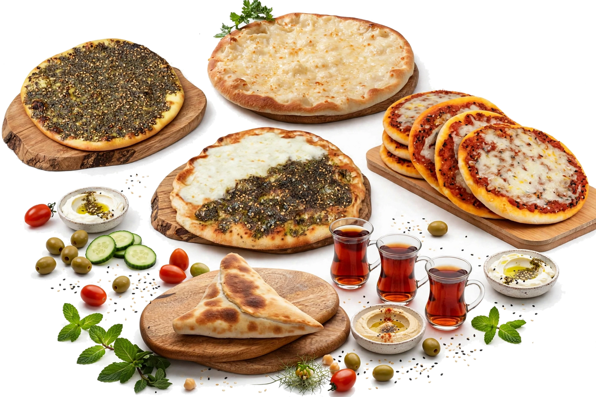 Manakish MIX — suggestion de présentation